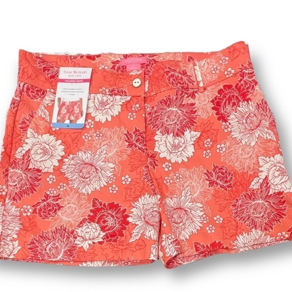 NWT Isaac Mizrahi Women's 5” Stretch Tailored Trouser Shorts Size 10 - Picture 2 of 8